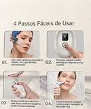 Massageador Portátil Beleza &amp; Firmeza para Rosto e Pescoço – LED + Vibração + Fototerapia | Amaia Beleza